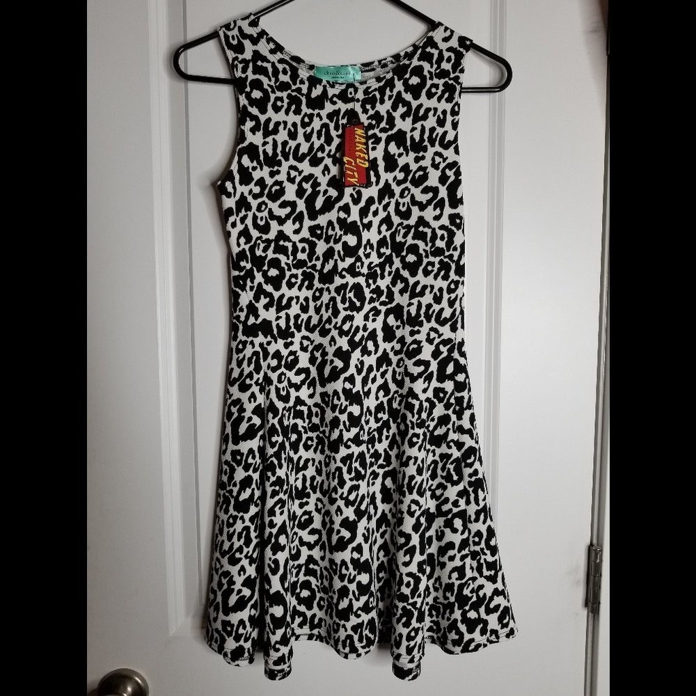 Chris & Carol Cheetah Print Dress